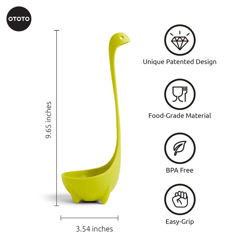 OTOTO The Original Nessie Ladle - Soup Ladle, Cute Gifts, Funny Kitchen Gadgets, Loch Ness design, Cooking Gifts for Mom - Cute and Practical Kitchen Utensils - Unique Gifts for Women, Mothers Day - Image 2